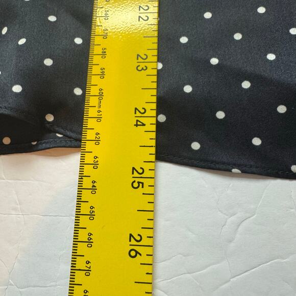 NWT $98 Brooks Brothers Red Fleece Women's Silk Tank Top XS‎ Blue Polka Dot Y2K - Picture 8 of 8